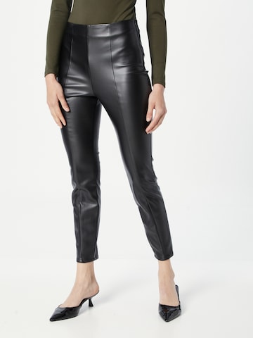 Karen Millen Skinny Leggings in Black: front