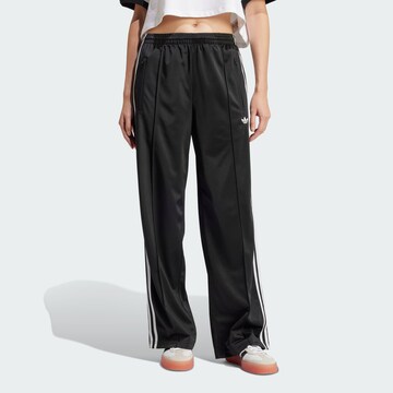Wide leg Pantaloni sportivi 'Adicolor Classic Firebird' di ADIDAS ORIGINALS in nero: frontale
