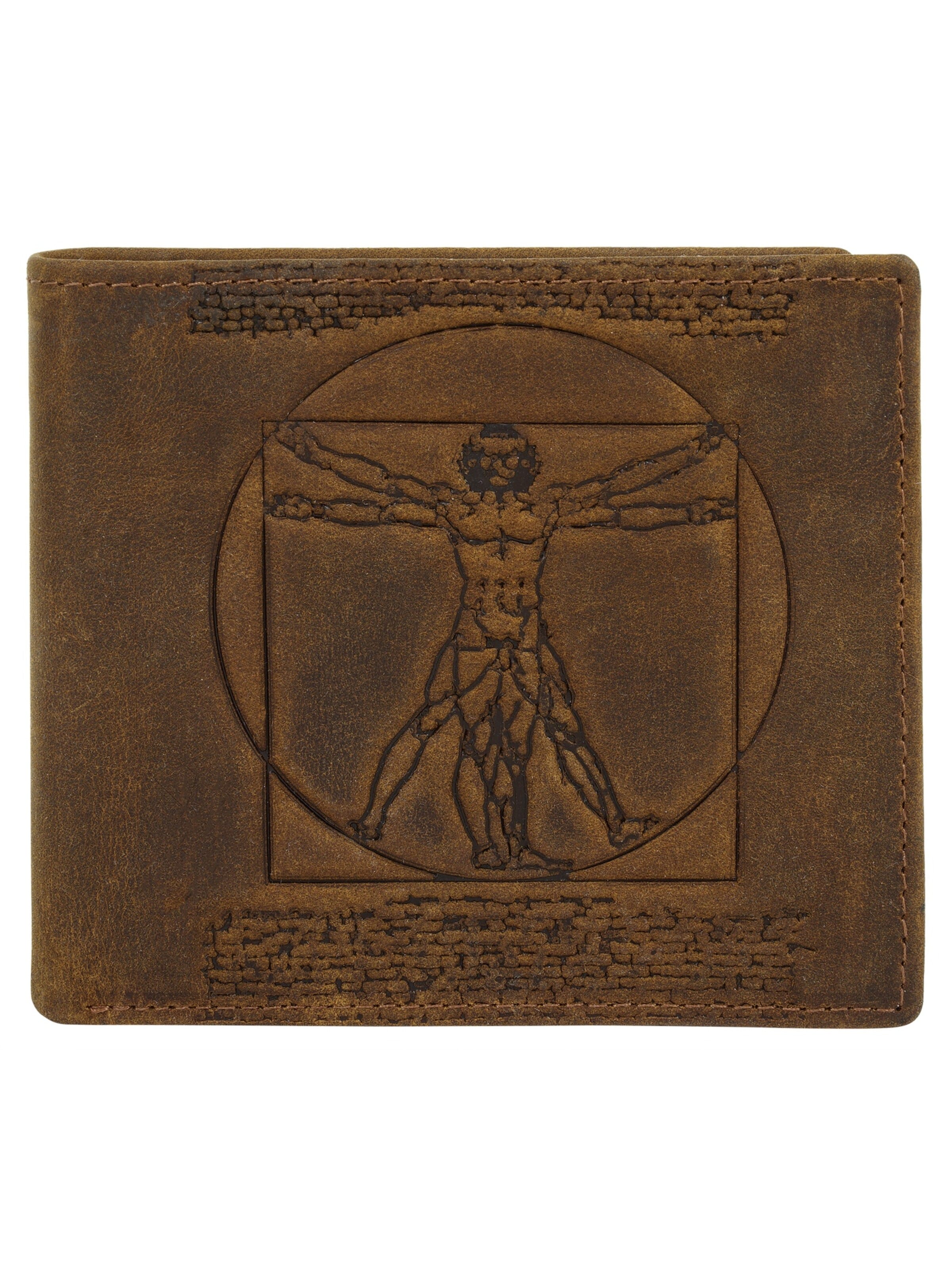 LANDLEDER Wallet in Brown: front