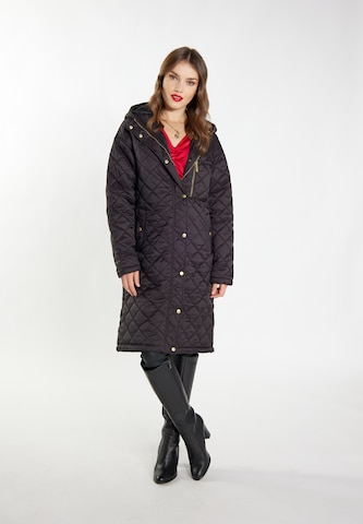 Manteau mi-saison 'Tassia' faina en noir