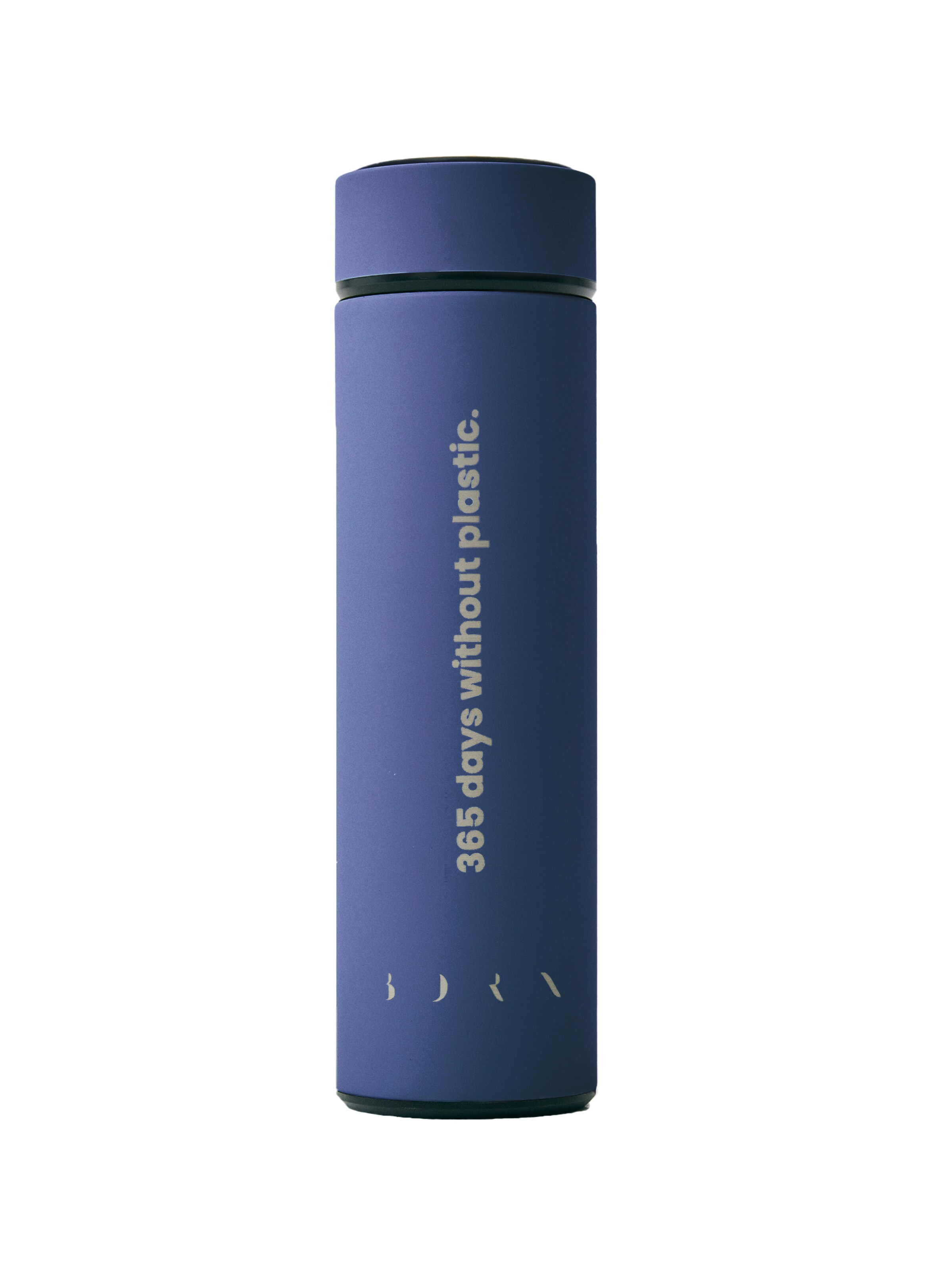 Born Living Yoga Drinking bottle ' 365 2.0 ' in Blue: front