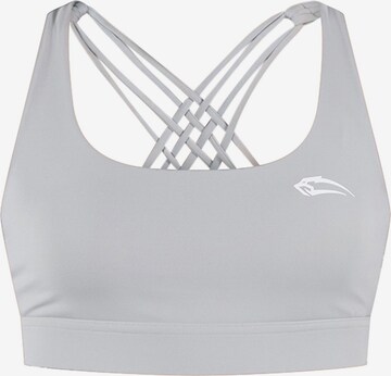 Bustier Soutien-gorge de sport 'Advanced Tender' Smilodox en gris : devant