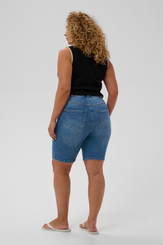 Regular Pantalon 'KCEmila' KAFFE CURVE en bleu