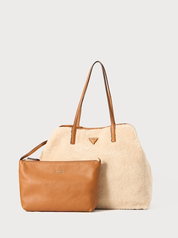 Borsa a mano 'VICTTORIA' di GUESS in beige