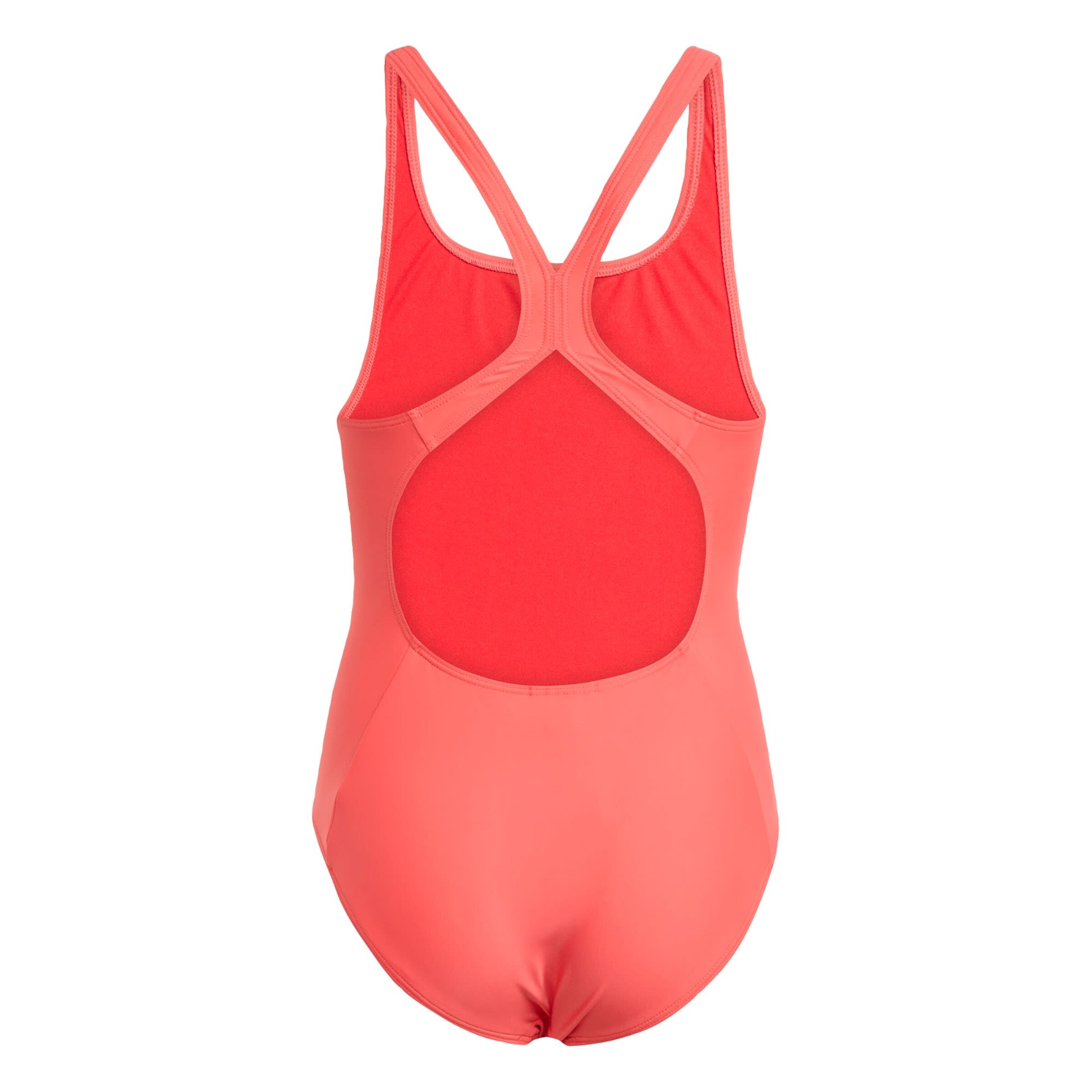ADIDAS PERFORMANCE - Moda de baño deportiva '3-Stripes C-Back Swimsuit' en rojo