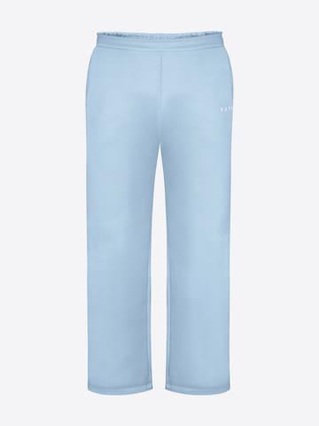 TATES Wide leg Workout Pants in Blue: front