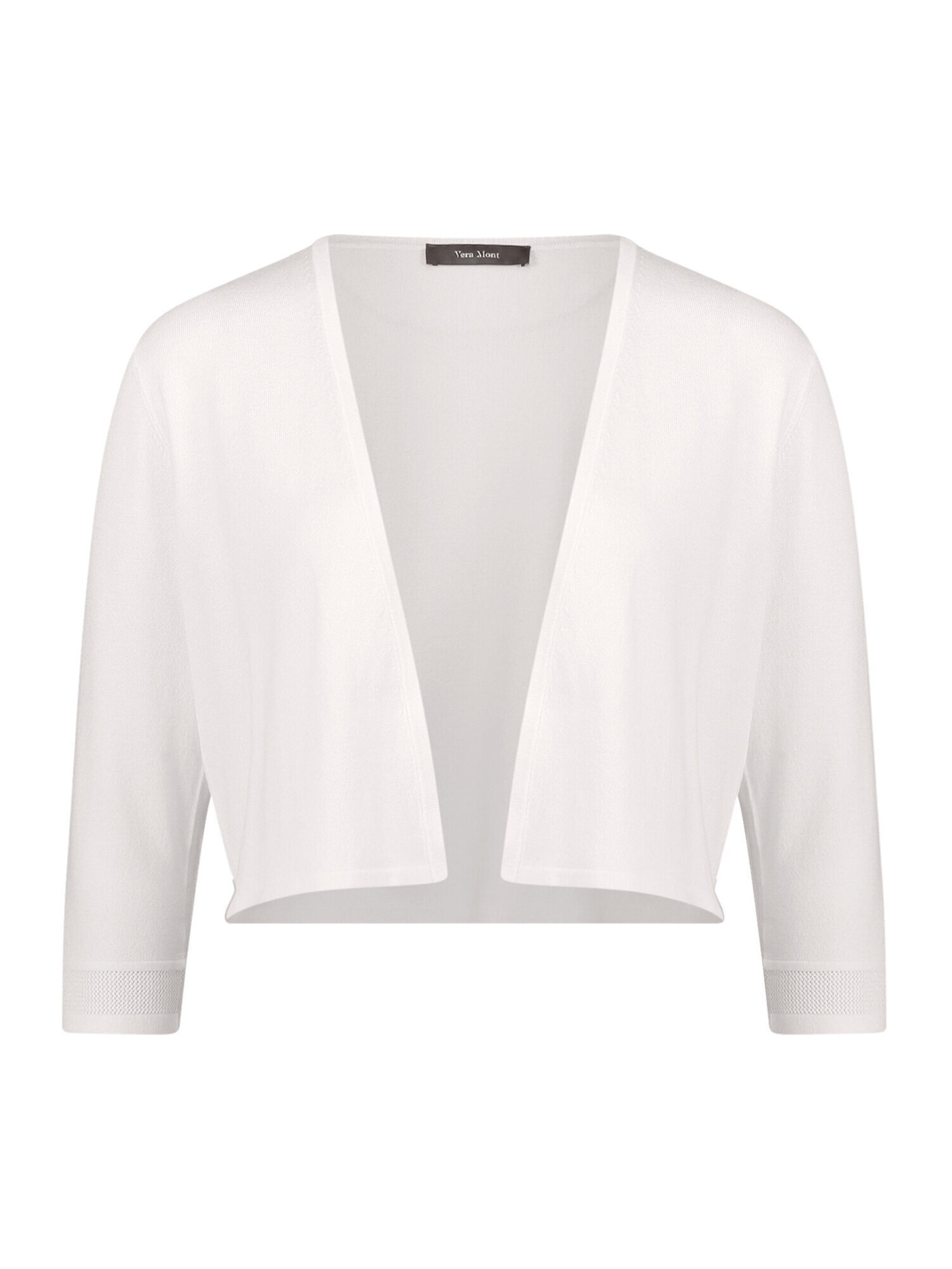 Cardigan Vera Mont en blanc : devant