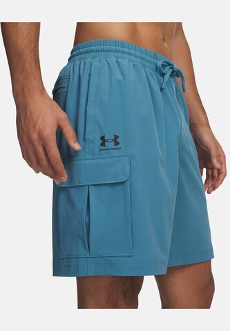 UNDER ARMOUR Loosefit Sportbroek 'Vibe' in Blauw
