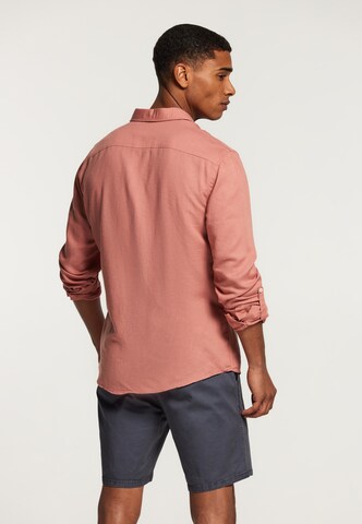 Regular fit Camicia 'Lucas' di Shiwi in rosa