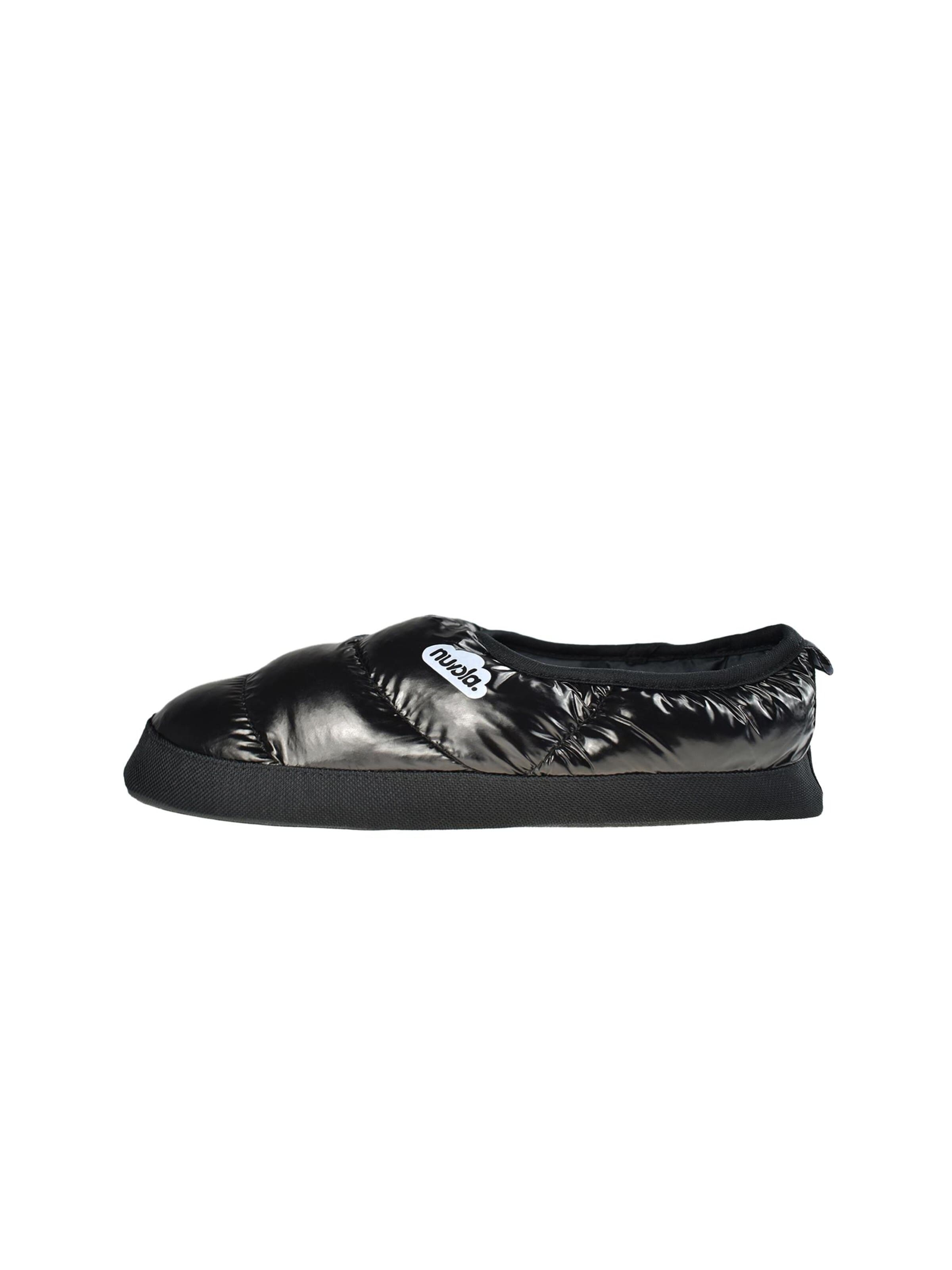 Ciabatta 'Classic Metallic' di Nuvola. in nero: frontale