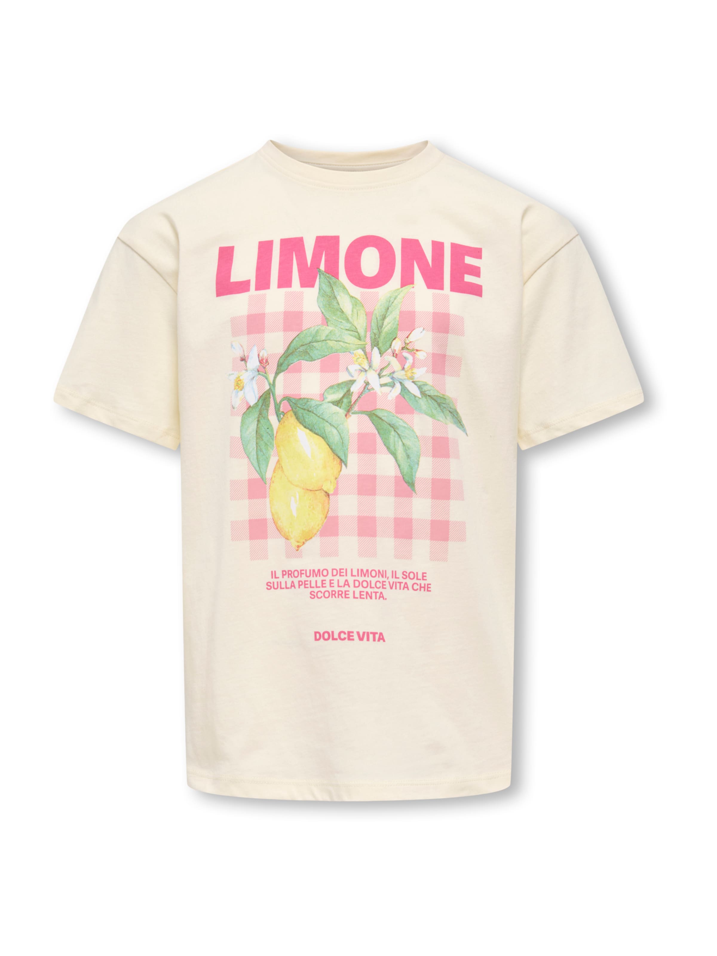 ONLY GIRLS - Camiseta 'KOGCARINA' en beige: frente