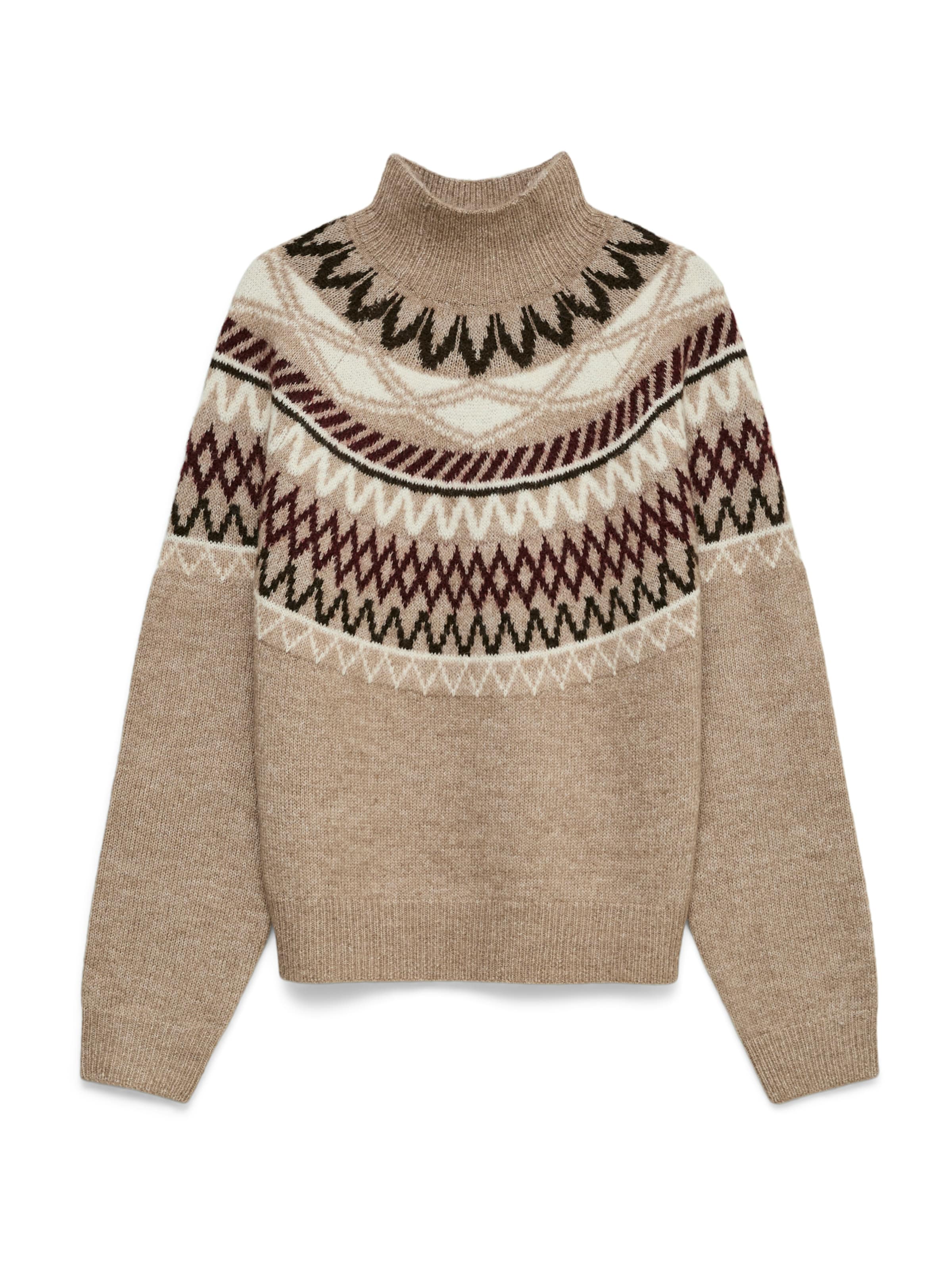 VERO MODA Pullover 'VMMaple' in Grau: Vorderseite
