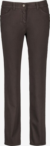 GERRY WEBER Slimfit Jeans 'Best4me' in Bruin: voorkant