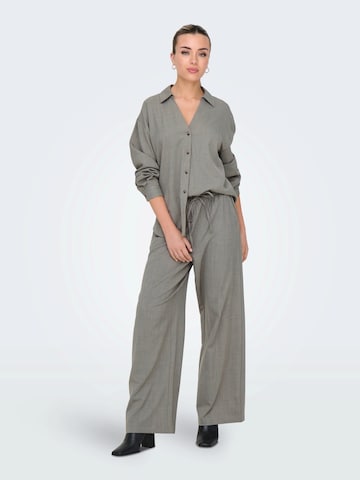 JDY Wide leg Pants 'JDYNina' in Green