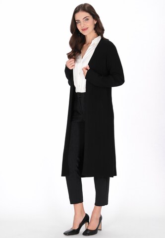 usha BLACK LABEL Gebreid vest in Zwart