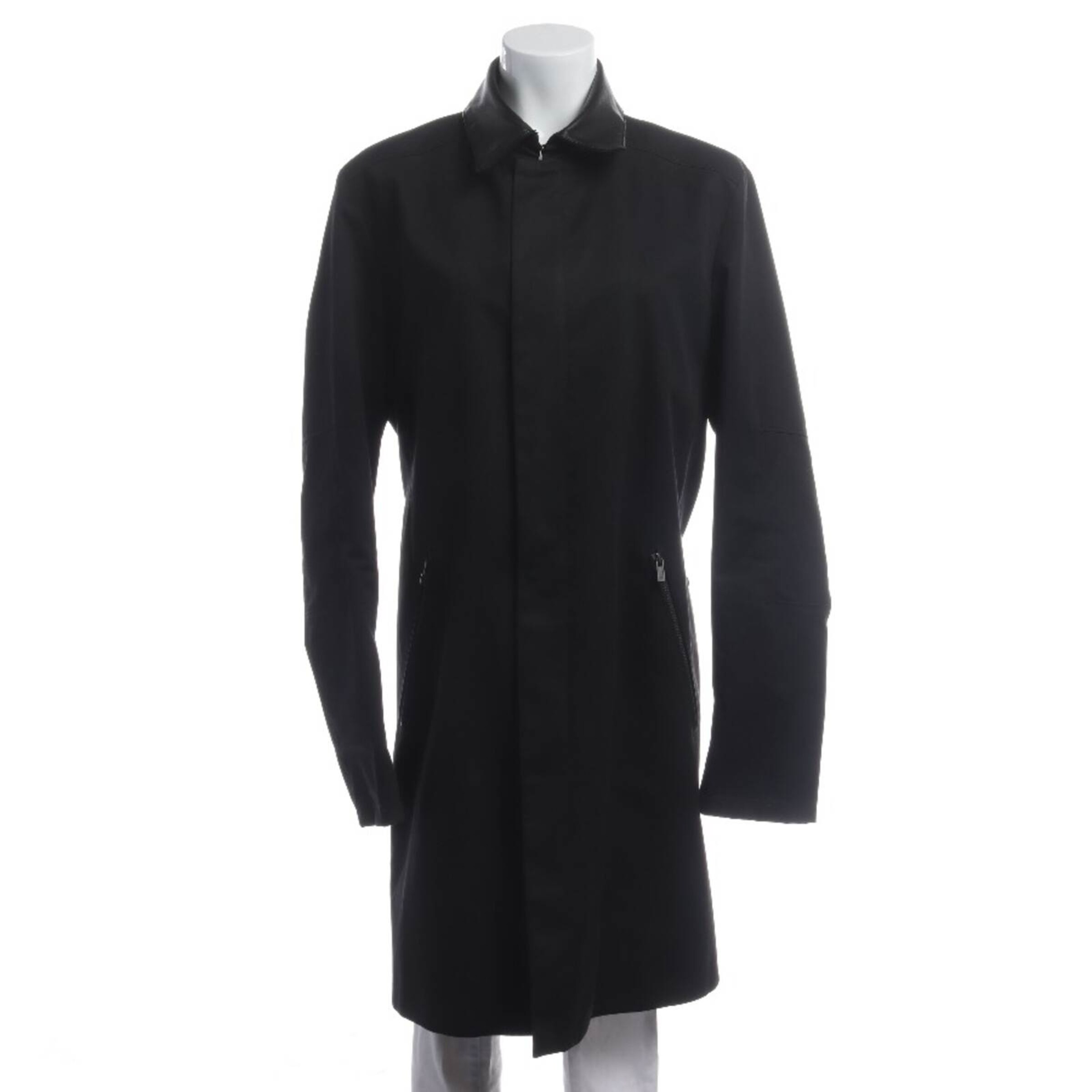 HUGO Übergangsjacke 5XL in Schwarz: Vorderseite