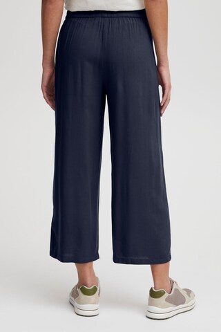 Oxmo Wide Leg Hose 'Elisabeth' in Blau