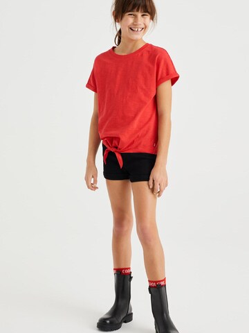 T-Shirt WE Fashion en rouge