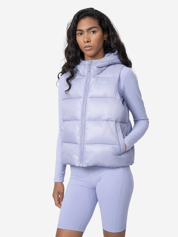 4F Sportbodywarmer in Lila: voorkant