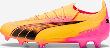 PUMA Soccer Cleats 'ULTRA ULTIMATE' in Yellow: front