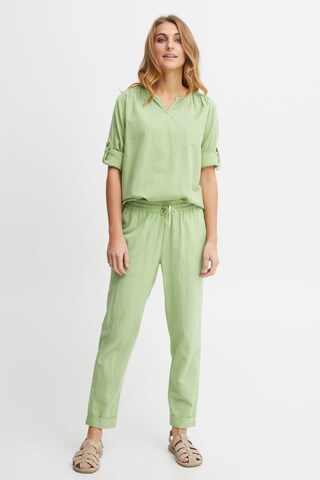 Regular Pantalon 'Maddie' Fransa en vert