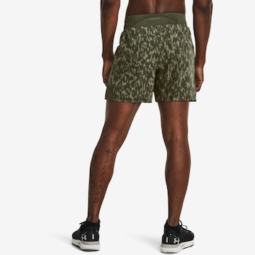 UNDER ARMOUR Regular Workout Pants 'LAUNCH ELITE 5' in Green