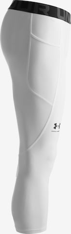 UNDER ARMOUR Skinny Sporthose in Weiß