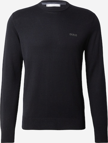 GUESS Pulover 'KALIL' | črna barva: sprednja stran