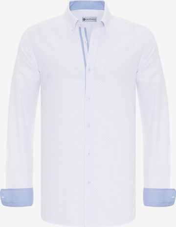 DandaloRegular Fit Košulja - bijela boja: prednji dio