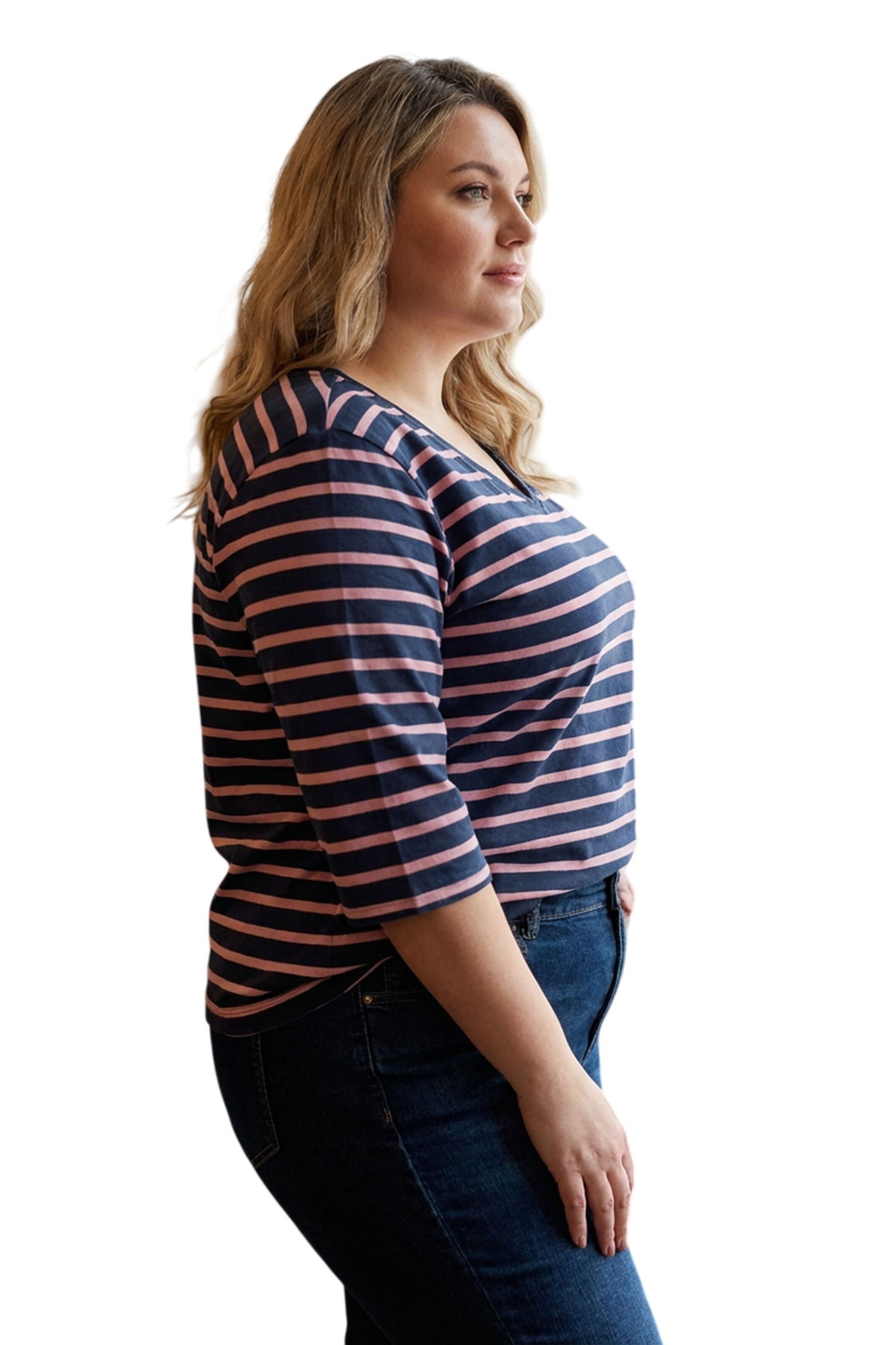 Sweat-shirt Stil Diva en bleu