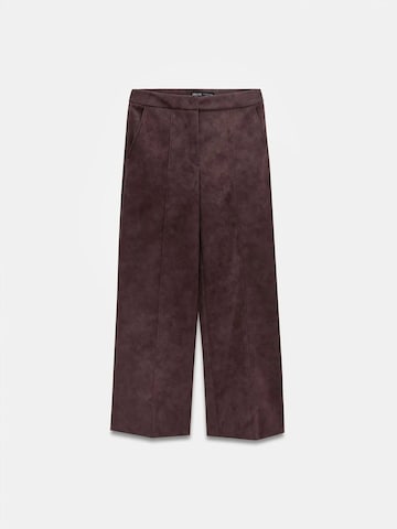 Wide Leg Pantalon Dilvin en marron