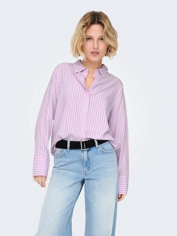 Chemisier 'ONLBERIT' ONLY en rose : devant
