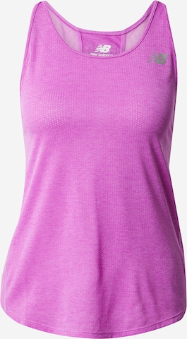 purpurinė new balance Sportiniai marškinėliai be rankovių: priekis