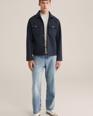 WE Fashion Tussenjas in Blauw
