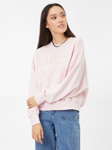 WRANGLER Sweatshirt in Pink: front