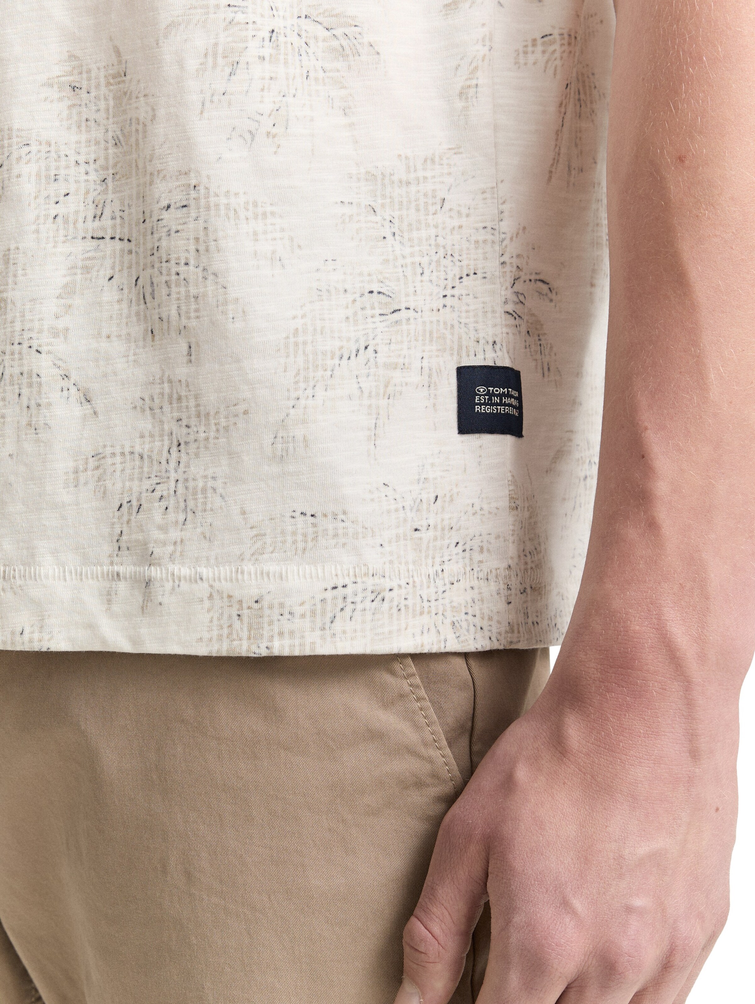 TOM TAILOR T-Shirt in Weiß