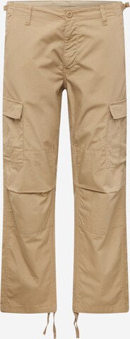 Carhartt WIP Loosefit Cargobroek in Bruin: voorkant