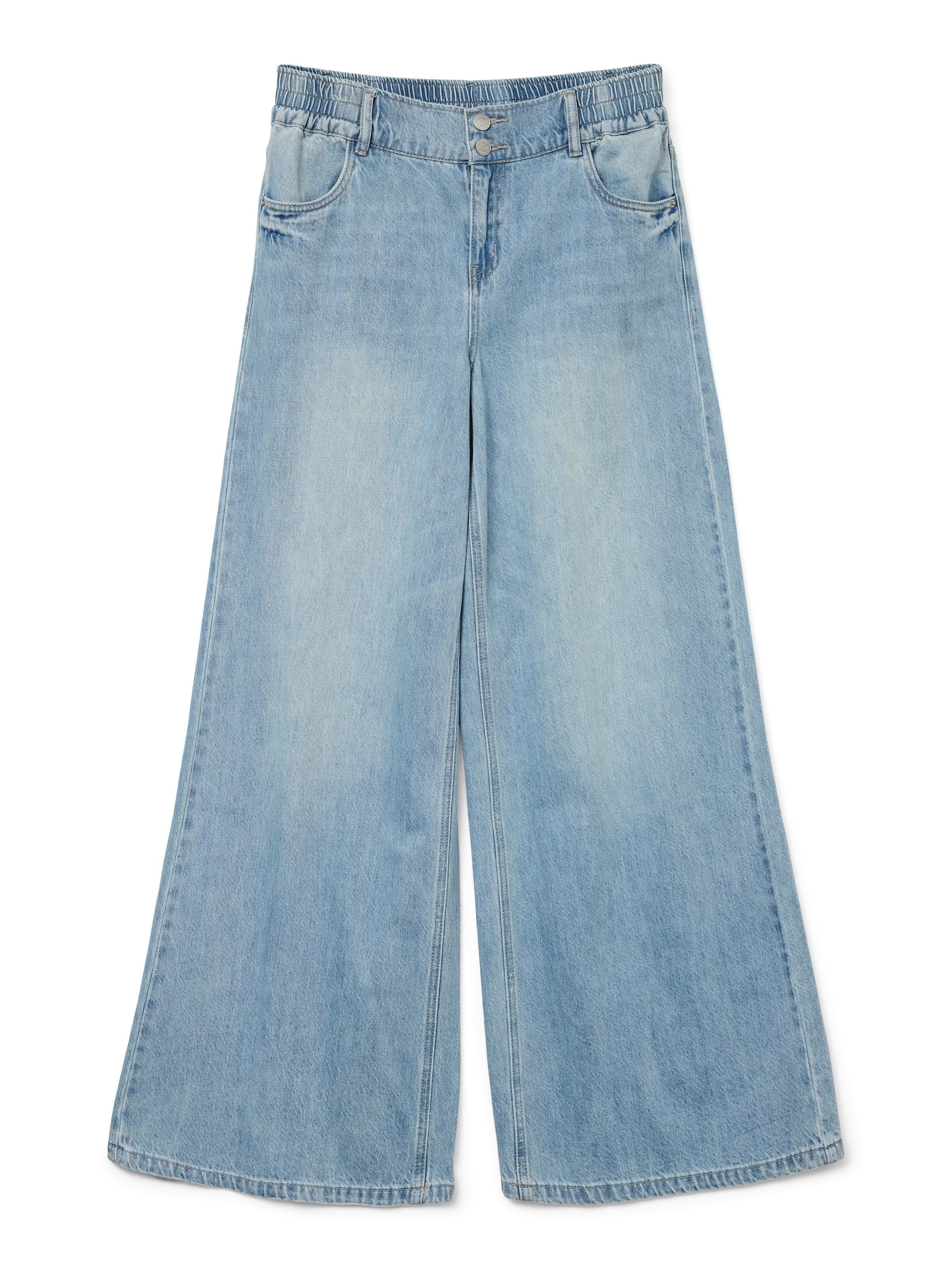 VERO MODA Wide leg Τζιν 'VMAnnet' σε μπλε: μπροστά