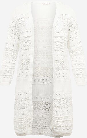 Z-One Knit Cardigan 'Ra44ya' in White: front