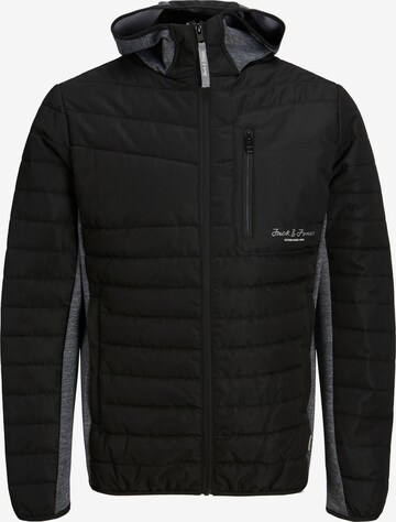 JACK & JONES Jacke 'Berg' in Schwarz: predná strana