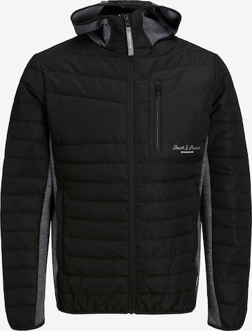 JACK & JONES - Chaqueta de entretiempo 'Berg' en negro: frente