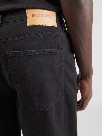 regular Jeans 'ONSEdge' di Only & Sons in nero
