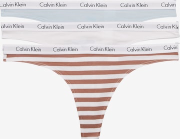 Calvin Klein Underwear Regular Thong in Mixed colors: front