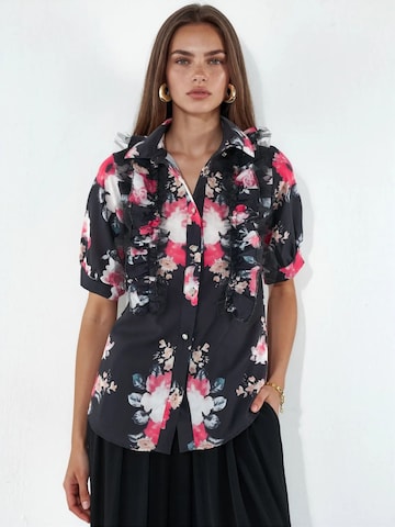 Camicia da donna di MSN Collection in nero: frontale