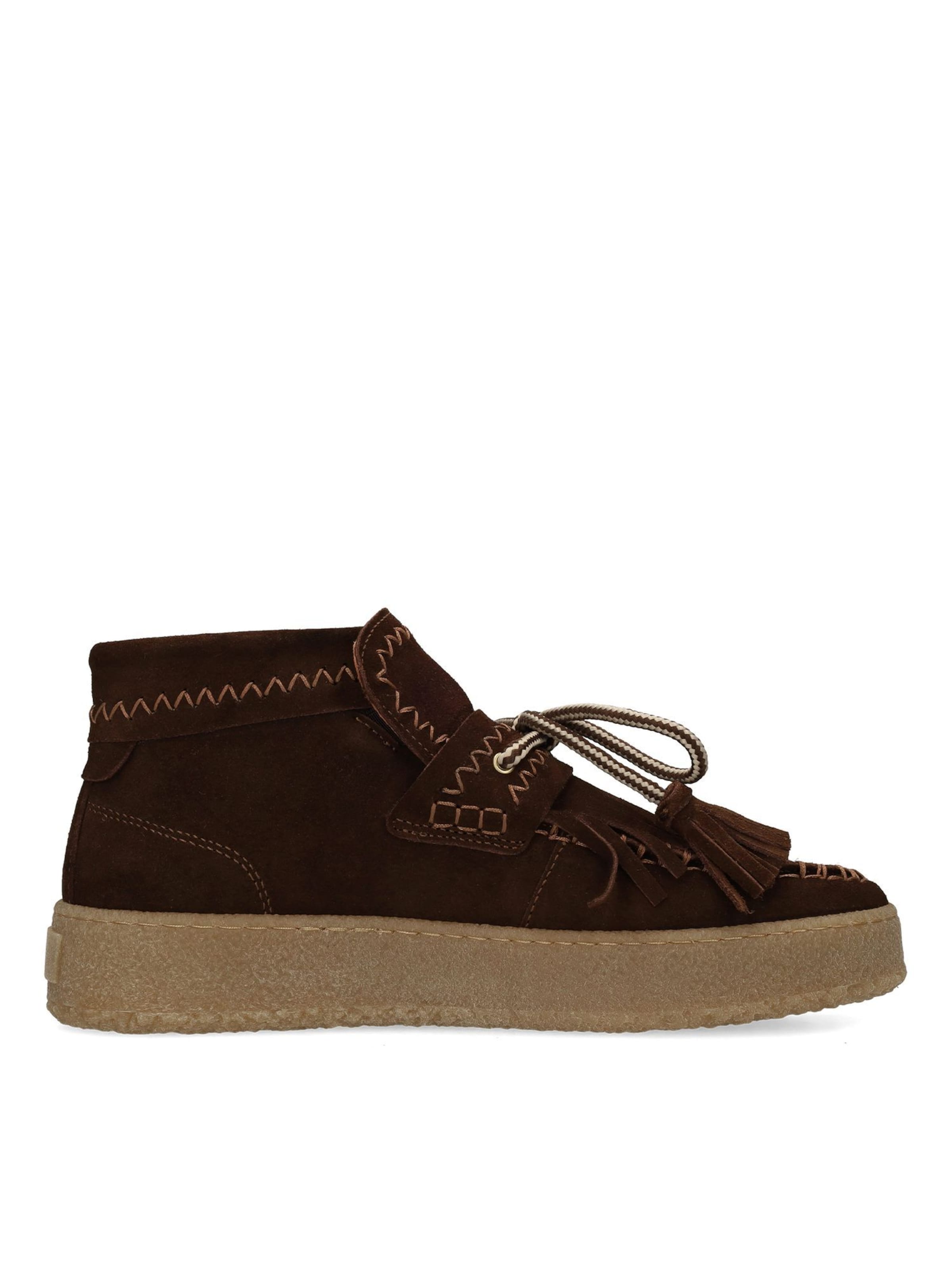 MANFIELD Stiefelette in Braun