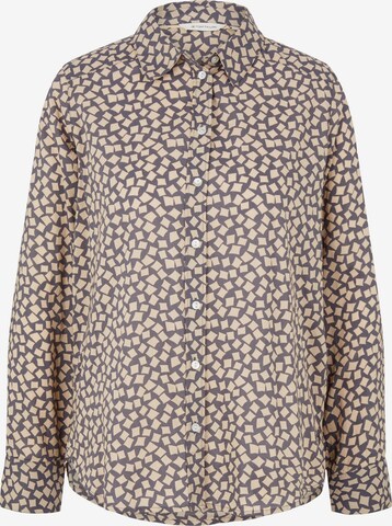 TOM TAILOR Blouse in Beige: voorkant