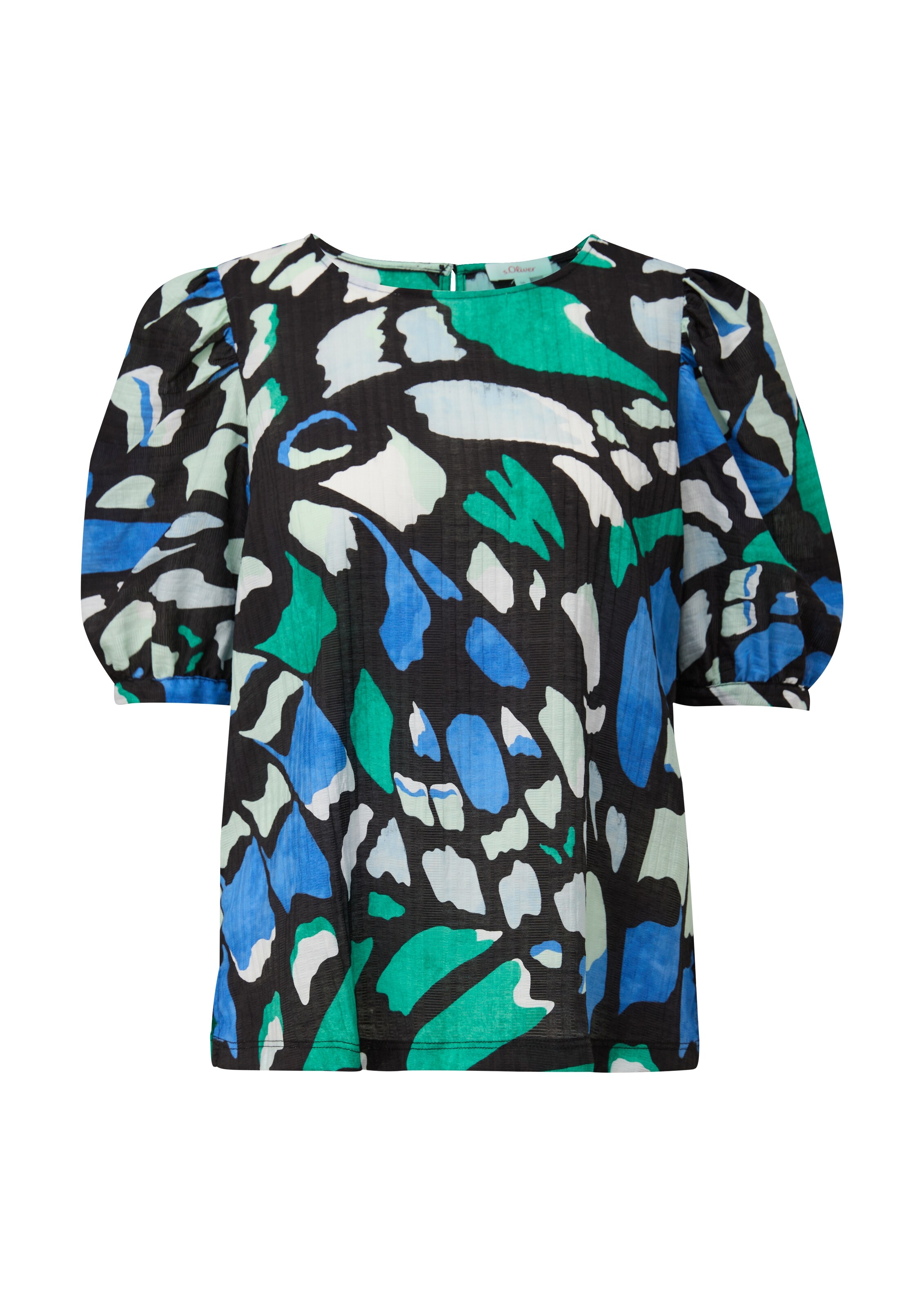 s.Oliver Bluse in Schwarz: Vorderseite