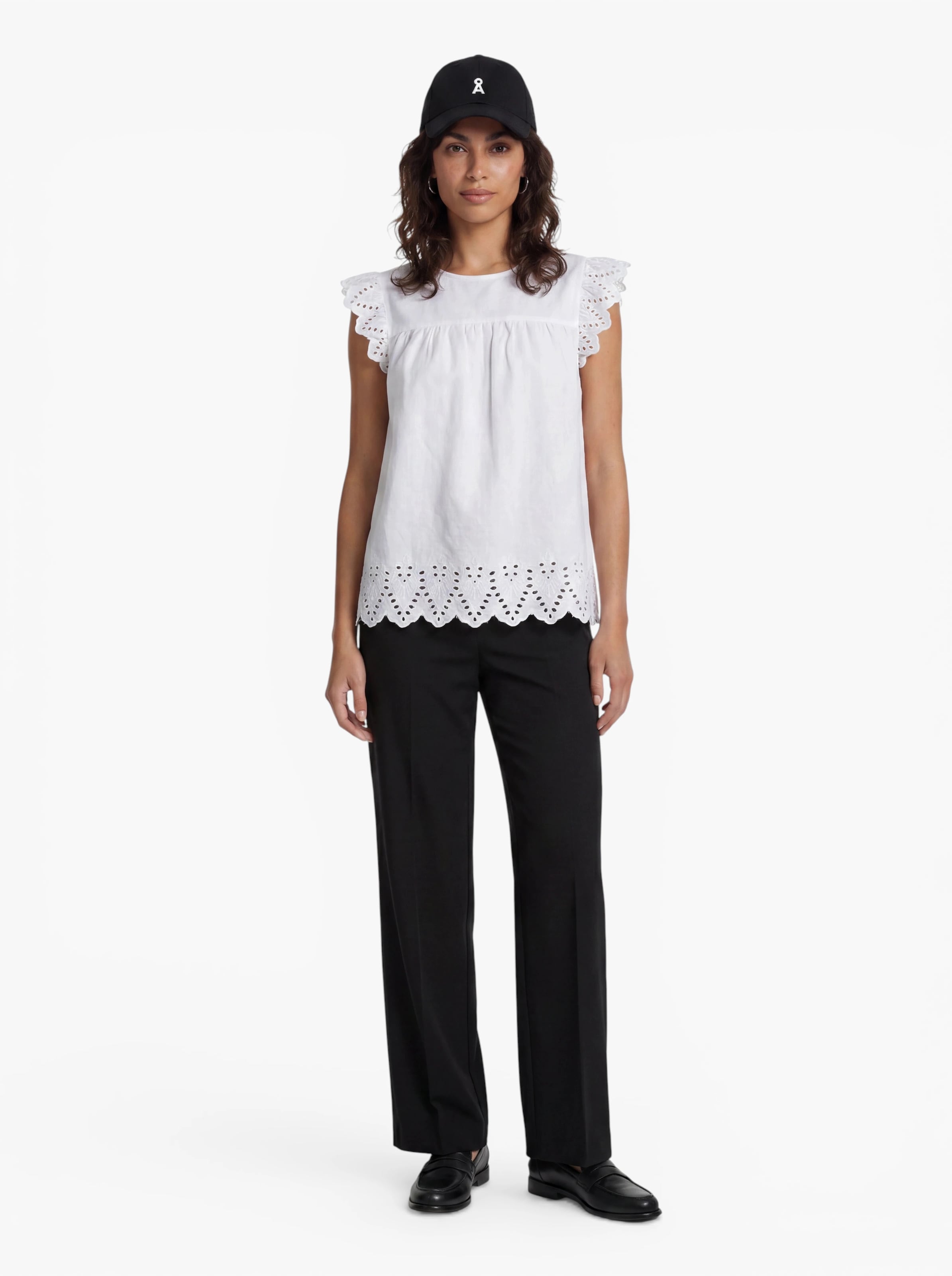 ONLY Bluse 'ONLTULUM' in Weiß
