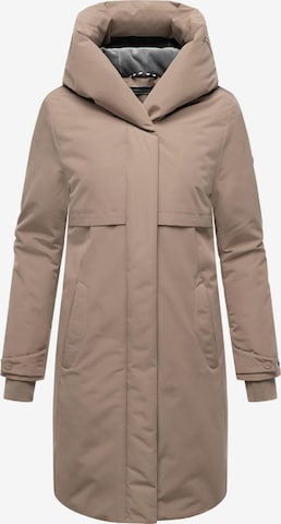 Manteau d’hiver 'Domingaa 14' NAVAHOO en beige : devant
