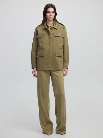 Ipekyol Between-season jacket in Green: front